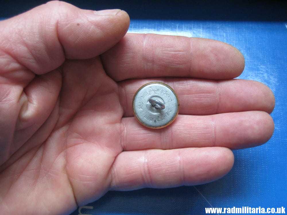 & WW2 original German diplomatic BUTTON marked: "ASSMANN & SOHNE Ludenscheid" - good condition. RARE !!! - Image 6