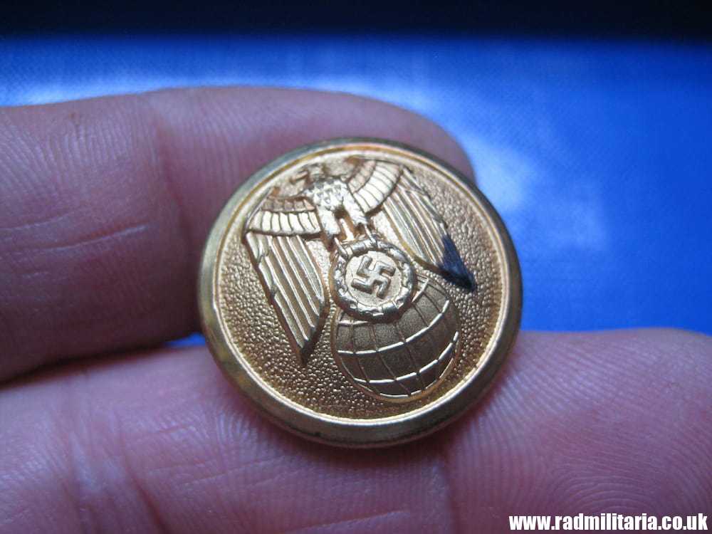 & WW2 original German diplomatic BUTTON marked: "ASSMANN & SOHNE Ludenscheid" - good condition. RARE !!! - Image 9