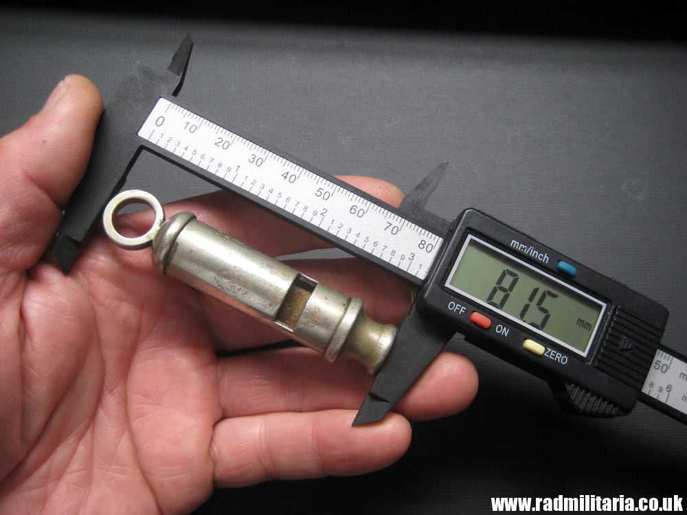 & WW2 original British MILITARY WHISTLE with date 1943 & Broad Arrow mark, maker: J. HUDSON B-ham - Image 14