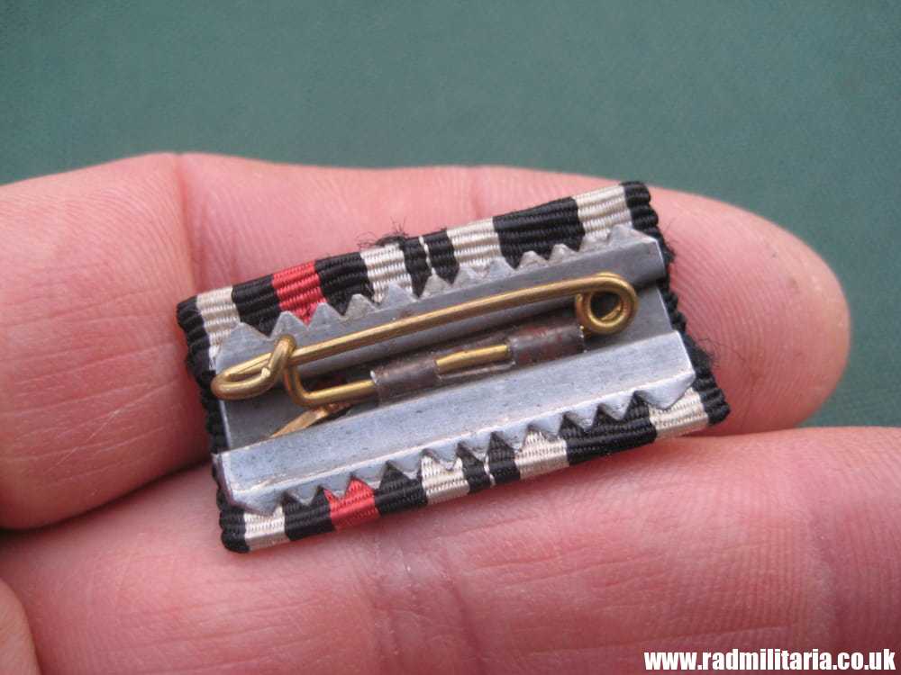 & WW2 The small BARS of German MEDALS with 2 ribbons - genuine - Image 3