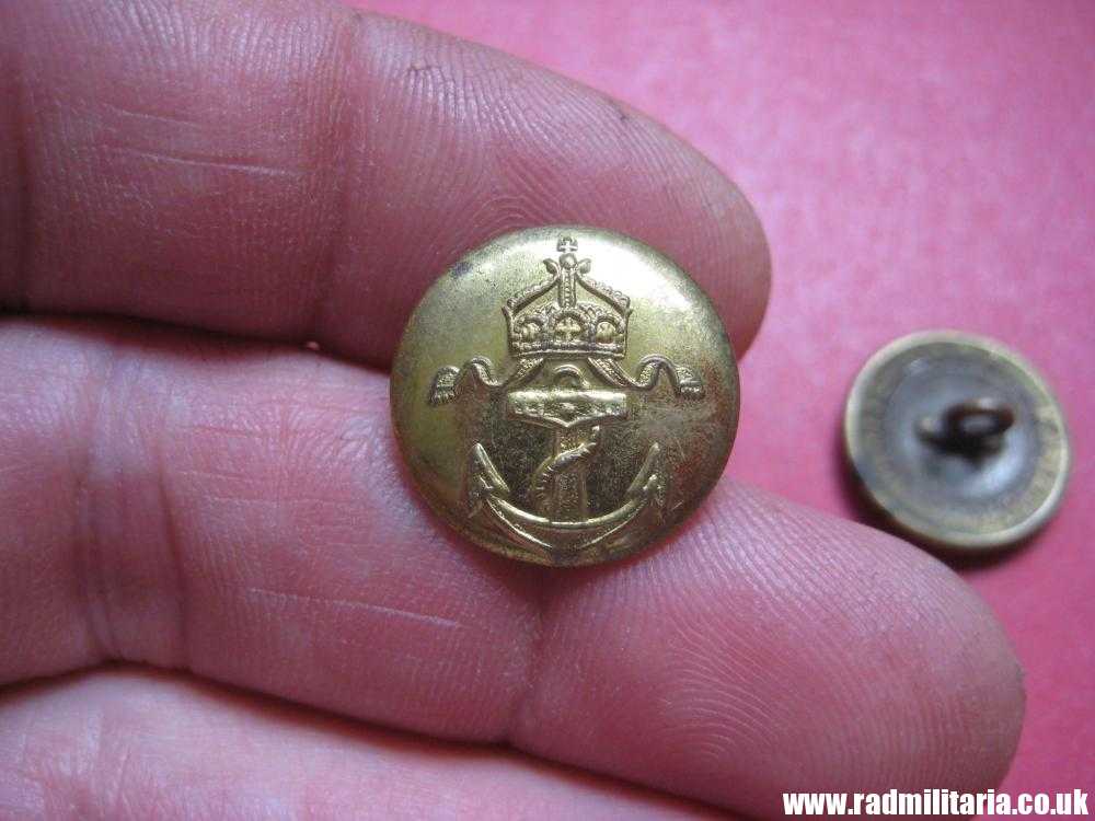 & WW1 original German KAISERLICHE MARINE gilded BUTTONS, maker: A&S - SET of 2. - Image 8