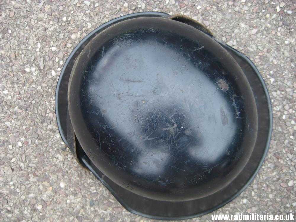 & original WW2 German steel helmet LUFTSCHUTZ "Gladiator" HELMET with liner. - Image 19