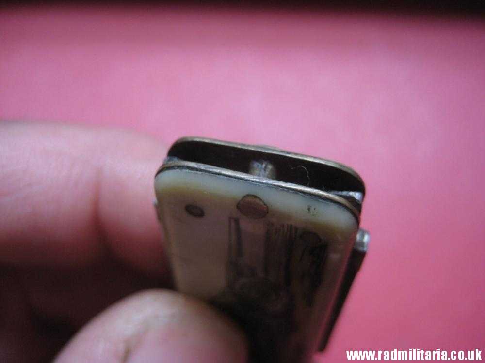 & original WW2 German POCKET KNIFE - 12 M.G.K. - Jnf. Reg. 26 Flensburg - rare. - Image 7