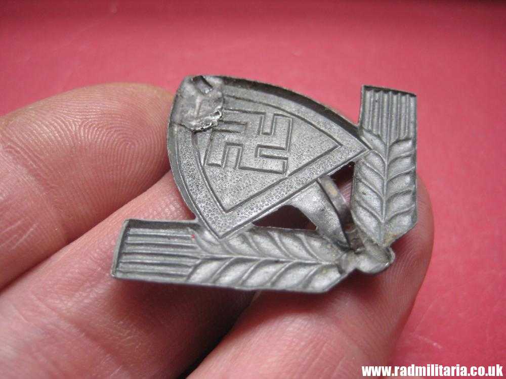 & original WW2 RAD LABOUR CAP BADGE made of zinc. - Image 12