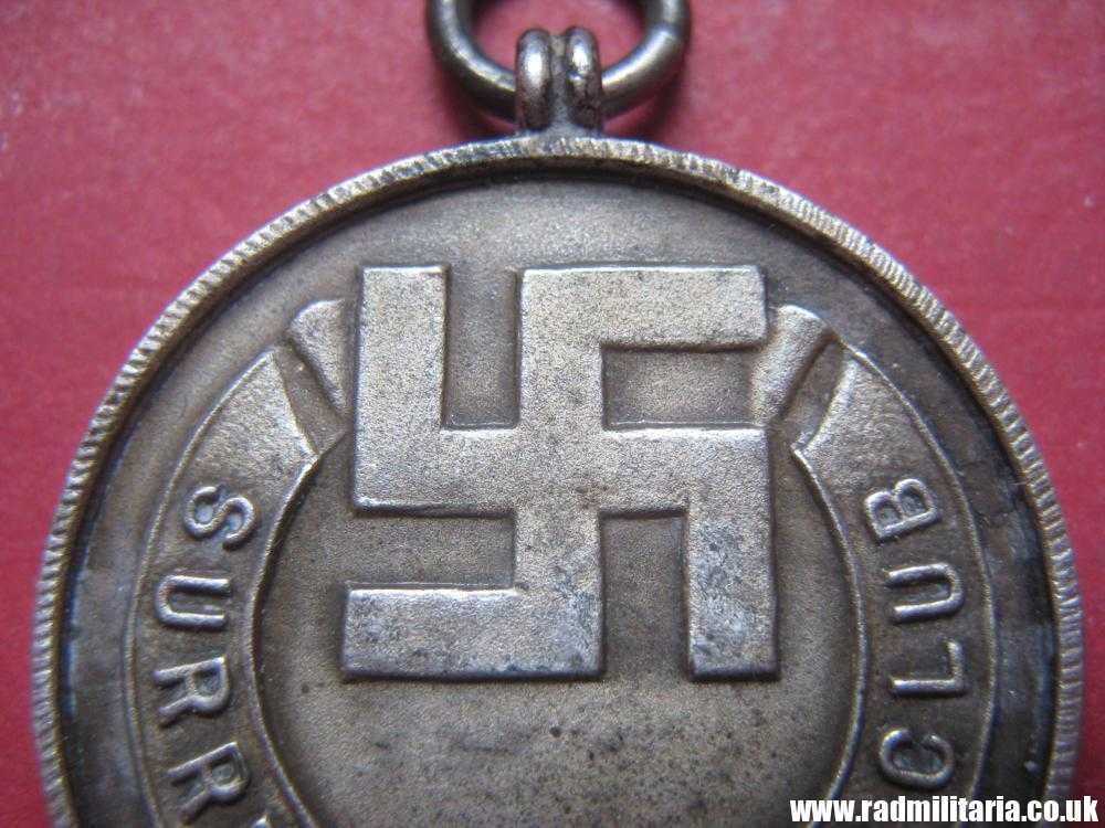 & old British MEDAL with swastika - 1935 Surrey Walking Club, solid silver. - Image 22