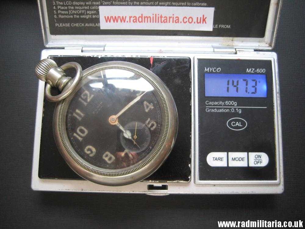 & WW1 British military POCKET WATCH chronometer movement with fusee, good working order: ELGIN U.S.A. /I\ 79016R - genuine !! - Image 13