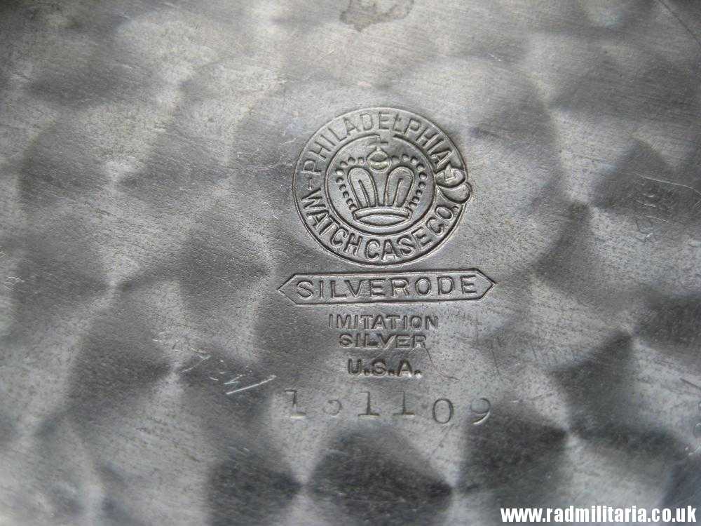 & WW1 British military POCKET WATCH chronometer movement with fusee, good working order: ELGIN U.S.A. /I\ 79016R - genuine !! - Image 21