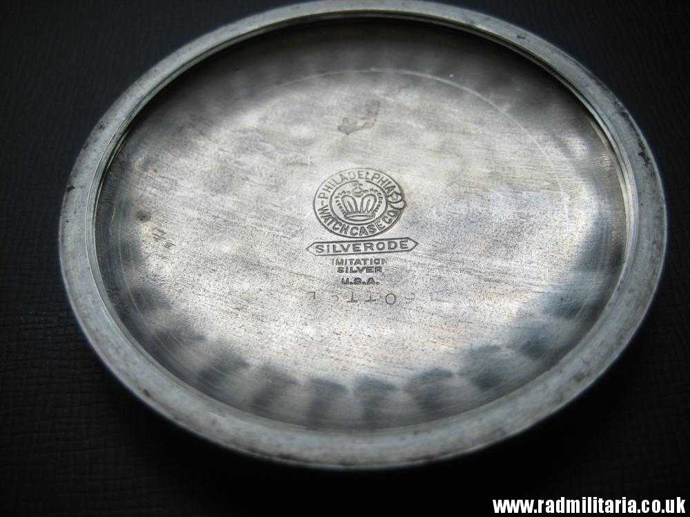 & WW1 British military POCKET WATCH chronometer movement with fusee, good working order: ELGIN U.S.A. /I\ 79016R - genuine !! - Image 22