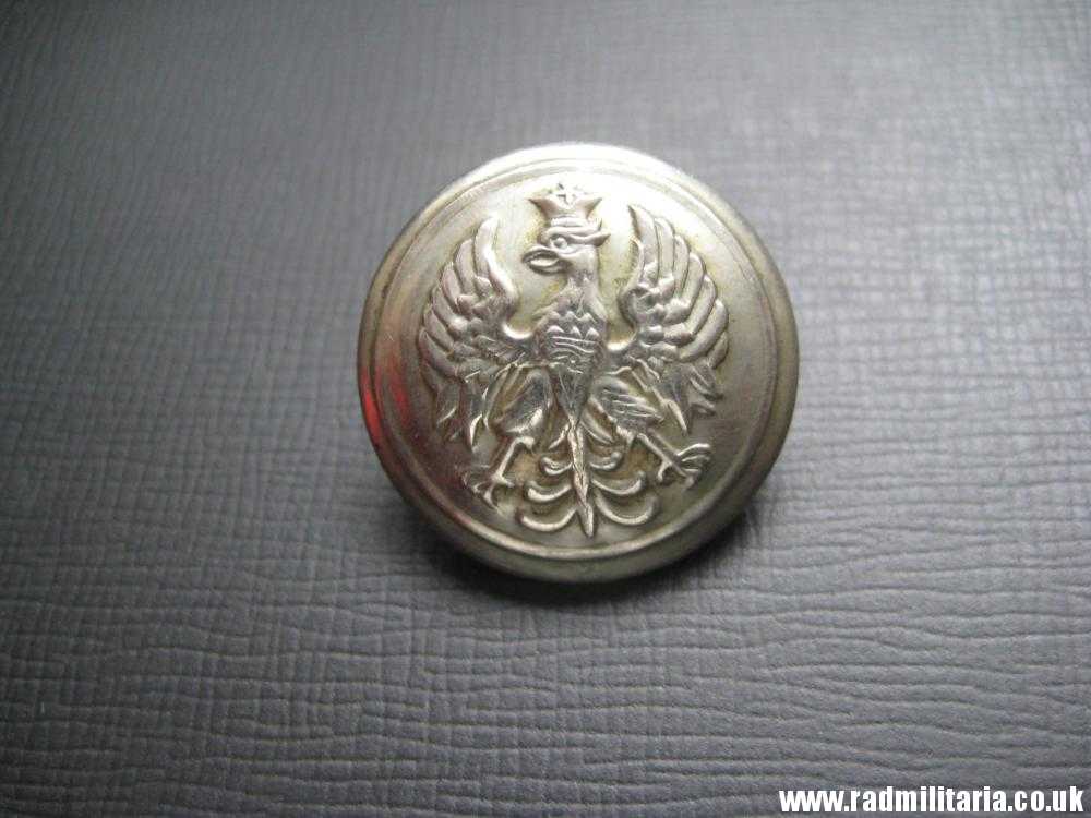 & WW2 genuine Polish Army tunic BUTTON with EAGLE - by Henderson Jerusalem VERY RARE !!! - Image 8