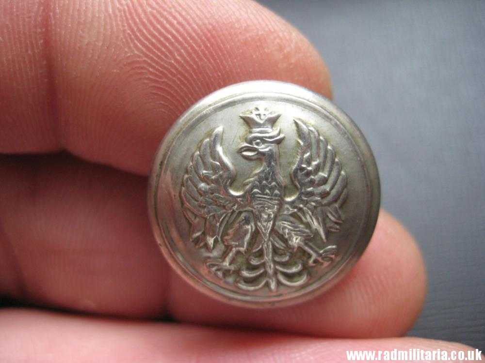 & WW2 genuine Polish Army tunic BUTTON with EAGLE - by Henderson Jerusalem VERY RARE !!! - Image 12