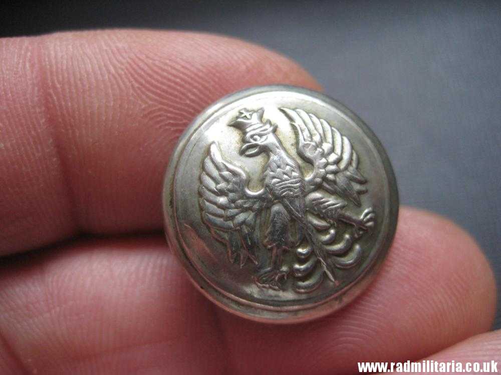 & WW2 genuine Polish Army tunic BUTTON with EAGLE - by Henderson Jerusalem VERY RARE !!! - Image 13