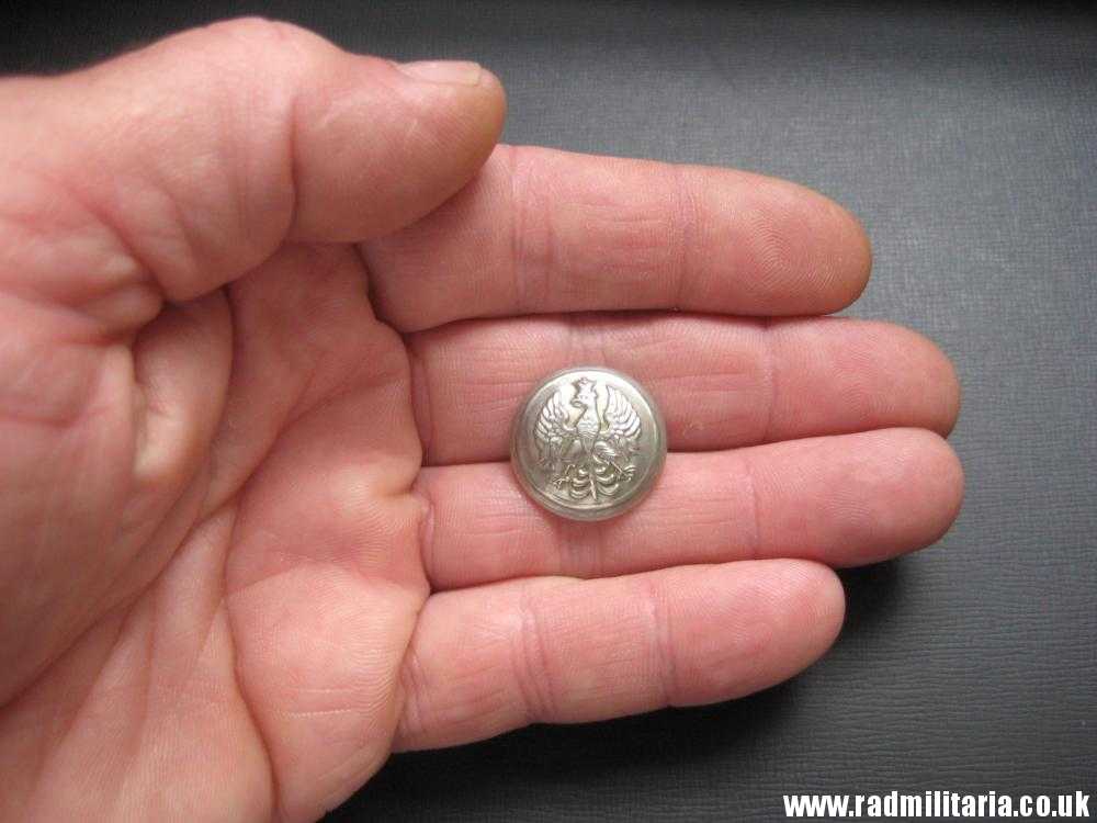 & WW2 genuine Polish Army tunic BUTTON with EAGLE - by Henderson Jerusalem VERY RARE !!! - Image 15