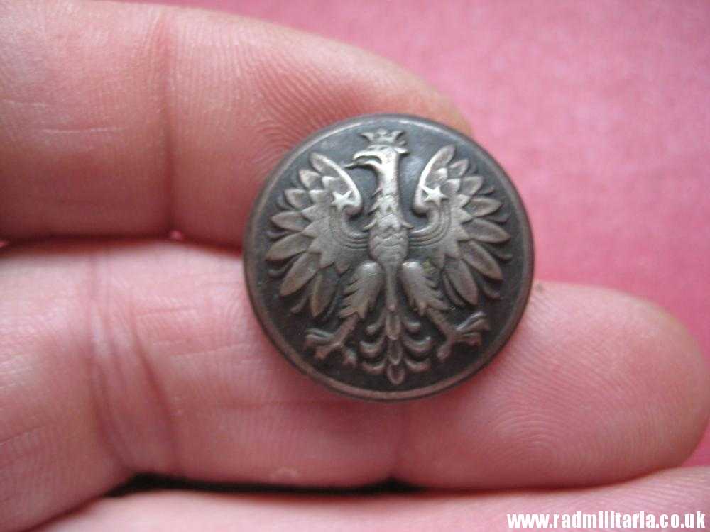 & WW2 Polish Army tunic BUTTON with EAGLE, Swiss made, RARE !!! - Image 4