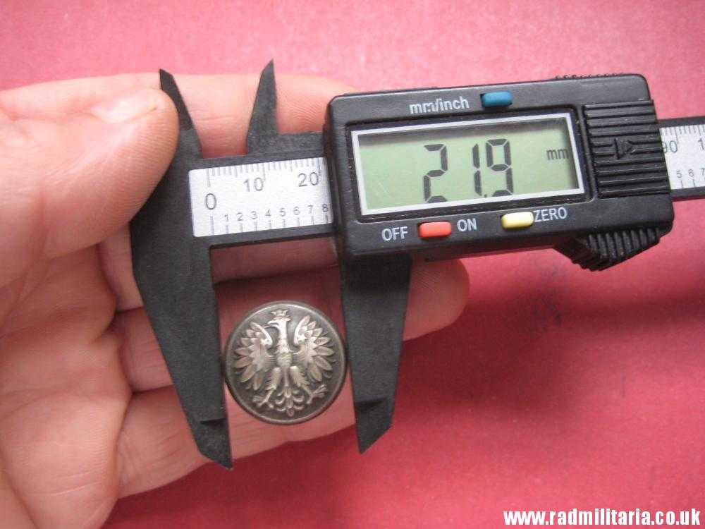 & WW2 Polish Army tunic BUTTON with EAGLE, Swiss made, RARE !!! - Image 11