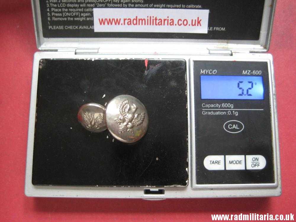 & Polish BUTTONS with EAGLE a Pair, made in USA - Waterbury CO's INC. CONN. - Image 10