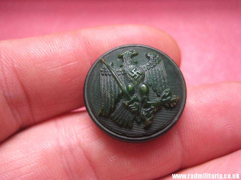 * & WW2 German green bakelit forestry EAGLE BUTTON, rare !! - Image 8