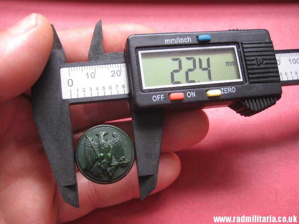 * & WW2 German green bakelit forestry EAGLE BUTTON, rare !! - Image 12