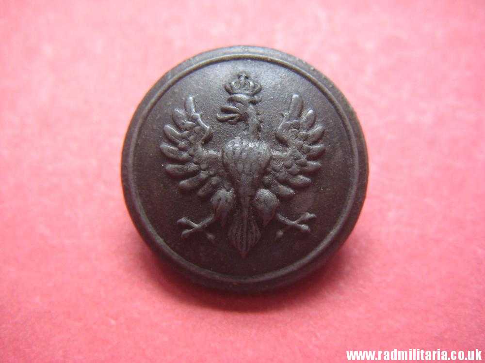 & WW1 Polish MILITARY BUTTON with crowned eagle - produced in Austria c. 1917 original ! - Image 11