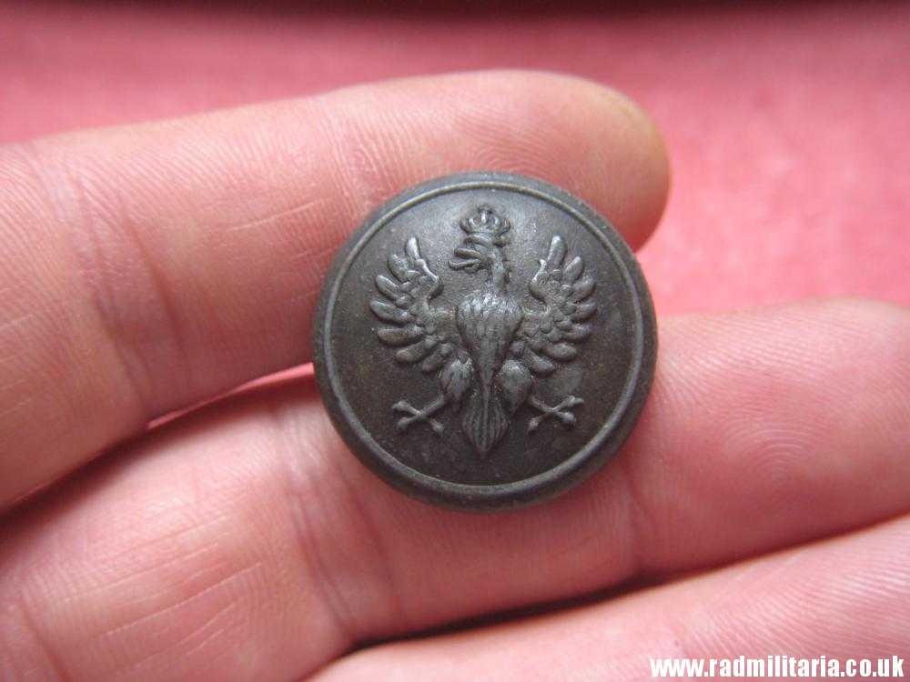 & WW1 Polish MILITARY BUTTON with crowned eagle - produced in Austria c. 1917 original ! - Image 17