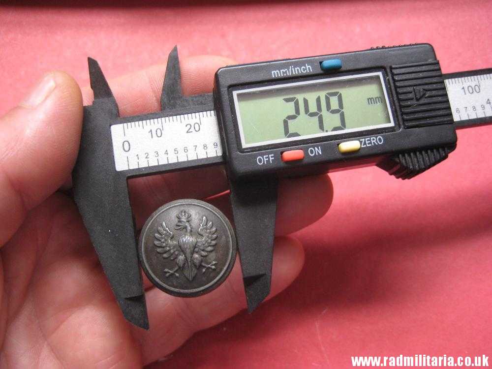 & WW1 Polish MILITARY BUTTON with crowned eagle - produced in Austria c. 1917 original ! - Image 15