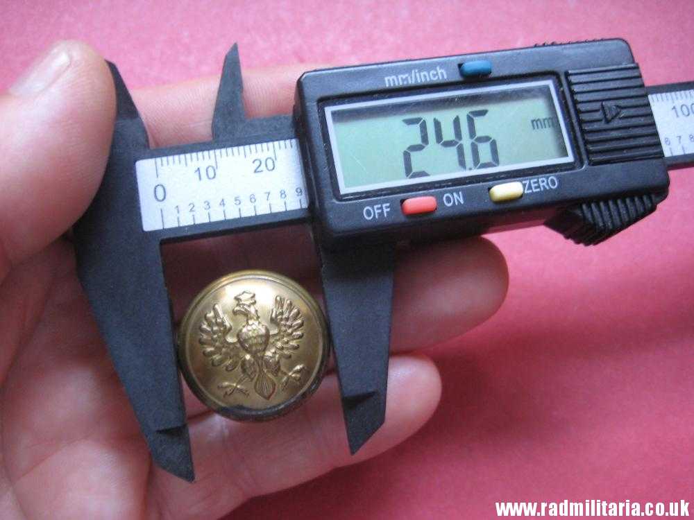 & WW1 Polish MILITARY brass BUTTON with crowned eagle - produced in Austria c. 1917 original !! - Image 9