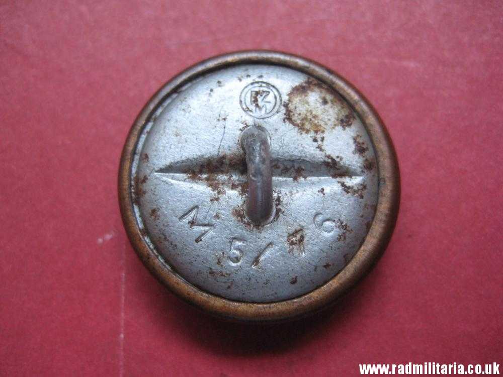 & WW2 German NSDAP BUTTON large size, marked: RZM M5/76, very good condition. - Image 3