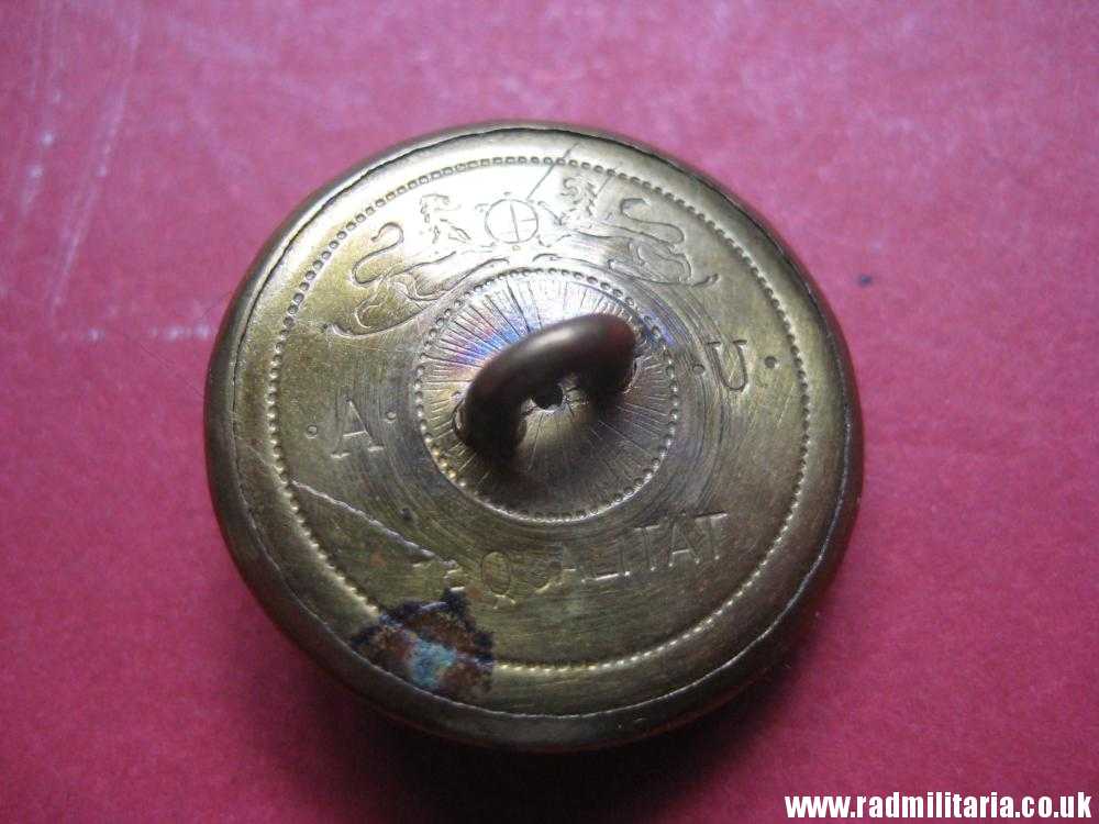 & WW1 Polish MILITARY brass BUTTON with crowned eagle - produced in Austria c. 1917 original ! - Image 5