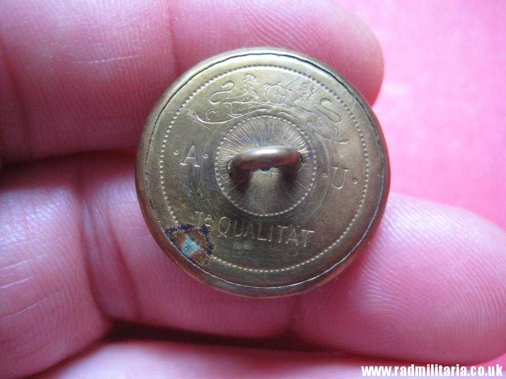 & WW1 Polish MILITARY BUTTON with crowned eagle - produced in Austria c. 1917 original ! - Image 3