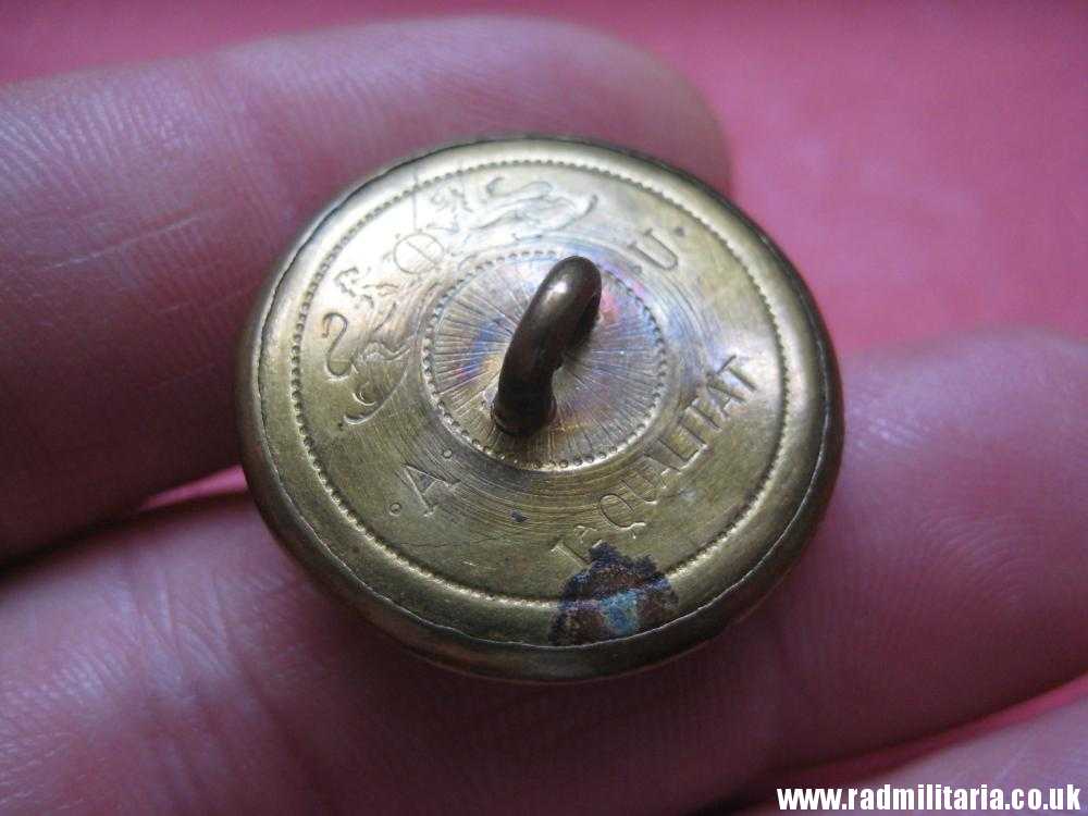 & WW1 Polish MILITARY BUTTON with crowned eagle - produced in Austria c. 1917 original ! - Image 9