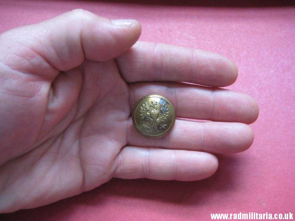 & WW1 Polish MILITARY BUTTON with crowned eagle - produced in Austria c. 1917 original ! - Image 16