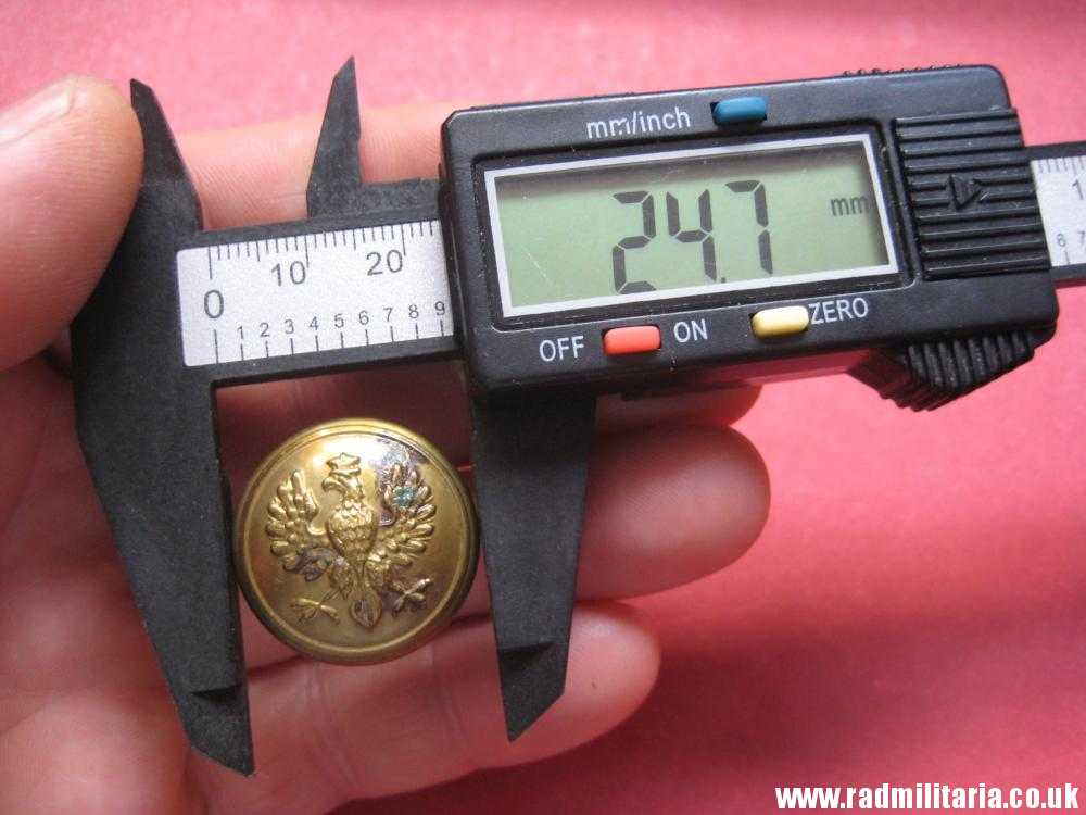 & WW1 Polish MILITARY brass BUTTON with crowned eagle - produced in Austria c. 1917 original ! - Image 14