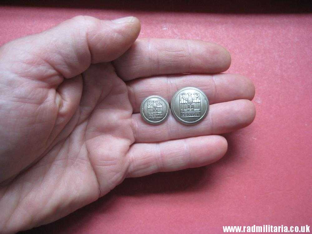 & pre 1939 SET of 2 Polish BUTTONS with EAGLE - LEGION, very good condition, maker: S.F.W. - Image 14