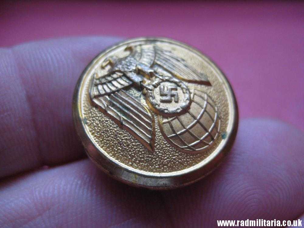 & WW2 original German diplomatic BUTTON marked: "ASSMANN & SOHNE Ludenscheid" - good condition. RARE ! - Image 11