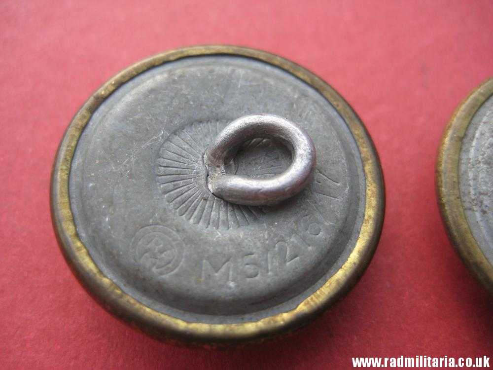 & WW2 SET of 7 German large size NSDAP BUTTONS with eagle RZM M5/216/17 - genuine. - Image 10