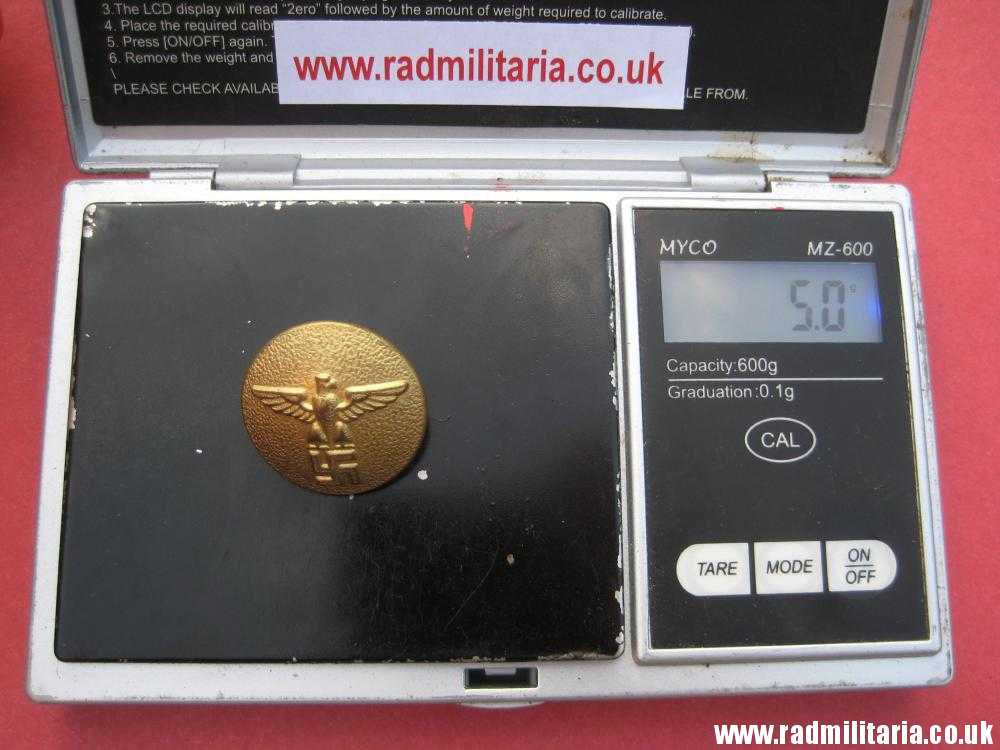 & WW2 SET of 7 German large size NSDAP BUTTONS with eagle RZM M5/216/17 - genuine. - Image 17