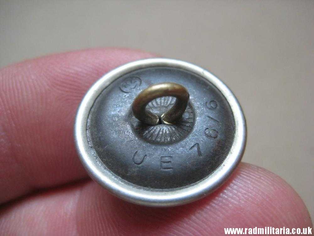 & WW2 German white metal NSDAP BUTTON, marked: RZM UE 76/6 - good used condition. - Image 9