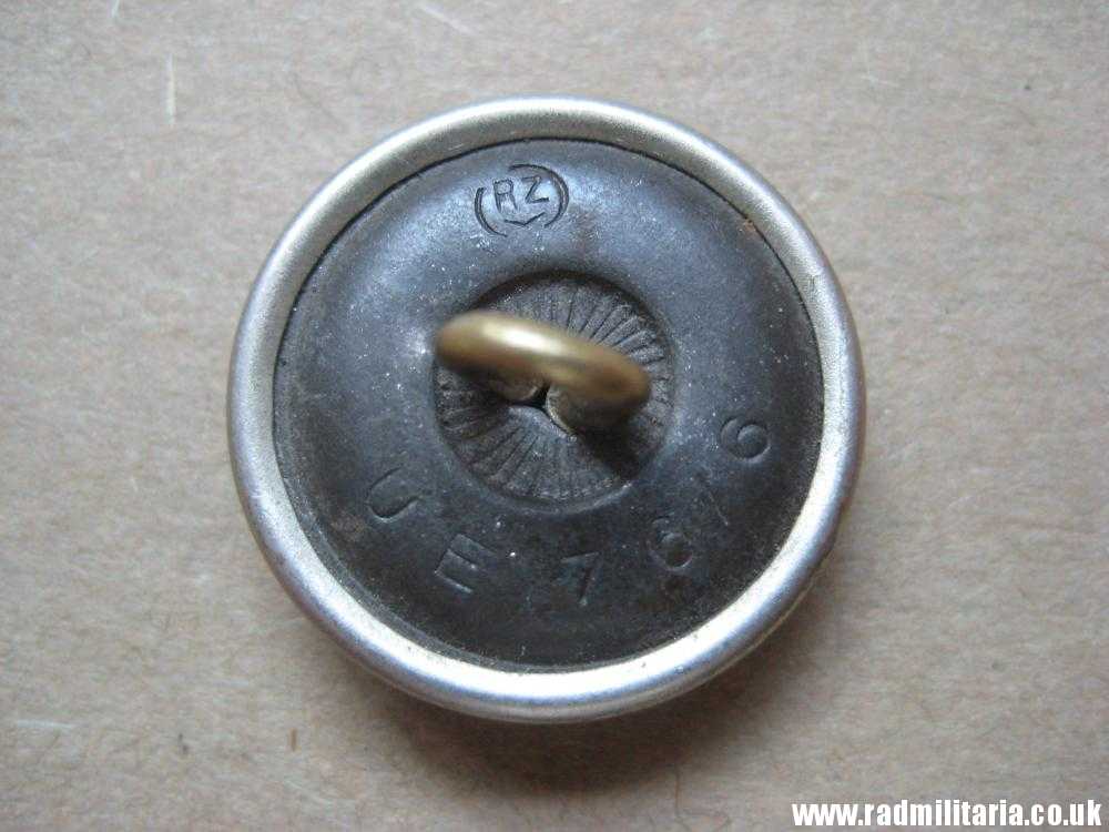 & WW2 German white metal NSDAP BUTTON, marked: RZM UE 76/6 - good used condition. - Image 10