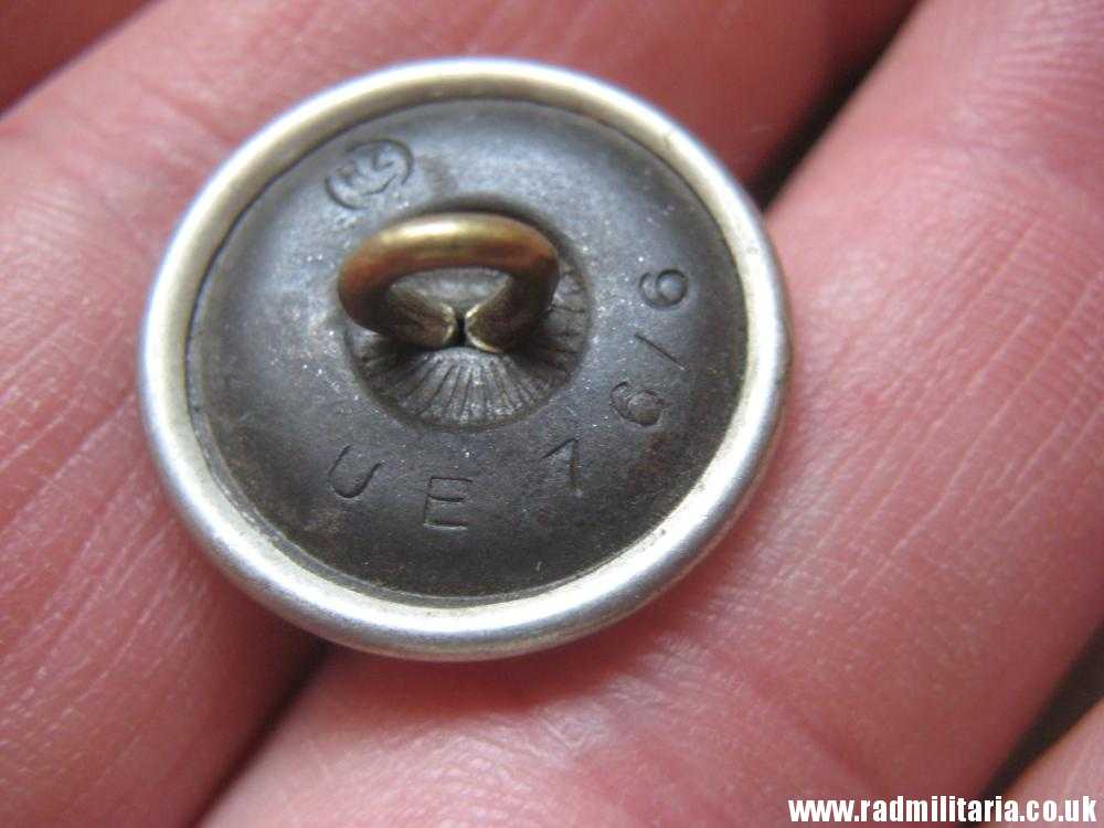 & WW2 German white metal NSDAP BUTTON, marked: RZM UE 76/6 - good used condition. - Image 11