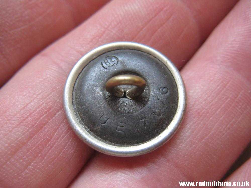 & WW2 German white metal NSDAP BUTTON, marked: RZM UE 76/6 - good used condition. - Image 14