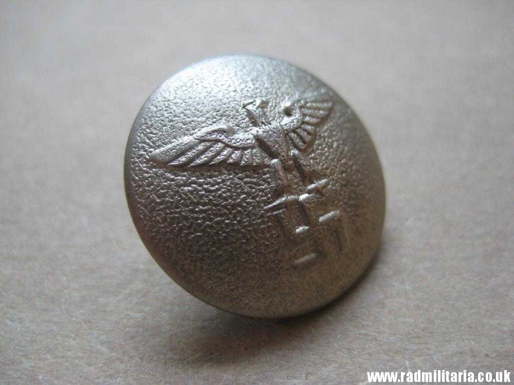& WW2 German white metal NSDAP BUTTON, marked: RZM UE 76/6 - good used condition. - Image 17