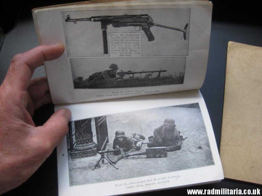 & WW2 SET of 2 original Military Training PAMPHLETS: The GERMAN ARMY in PICTURES 1941 & Other 1943. - Image 10