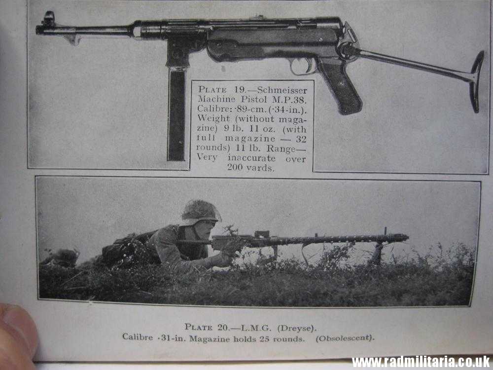 & WW2 SET of 2 original Military Training PAMPHLETS: The GERMAN ARMY in PICTURES 1941 & Other 1943. - Image 11