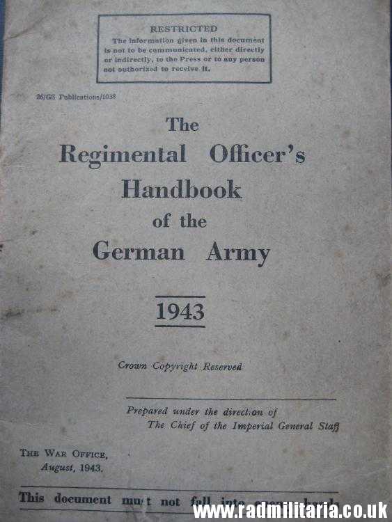 & WW2 SET of 2 original Military Training PAMPHLETS: The GERMAN ARMY in PICTURES 1941 & Other 1943. - Image 14
