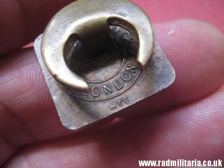 & original old British ENAMEL BADGE with swastika - National Savings maker: J.A.WY & Co London. - Image 3