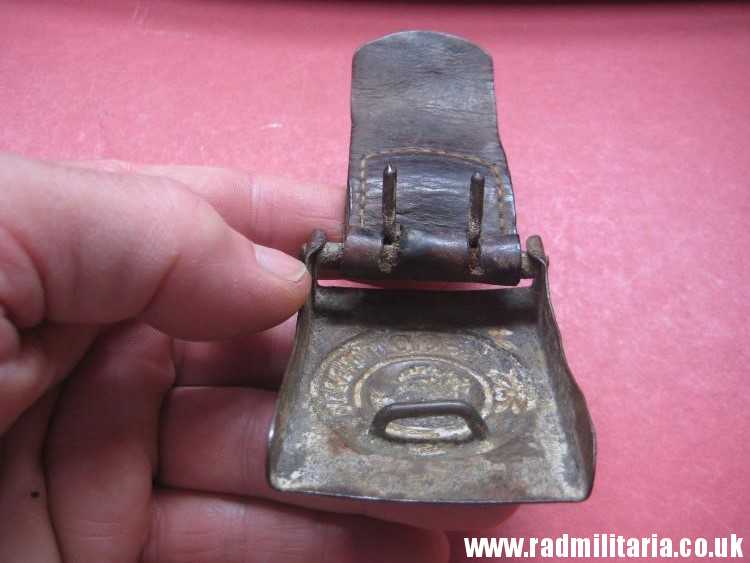 & WW1 German BELT BUCKLE made of steel - GOTT MIT UNS, 100% genuine - as found. - Image 9