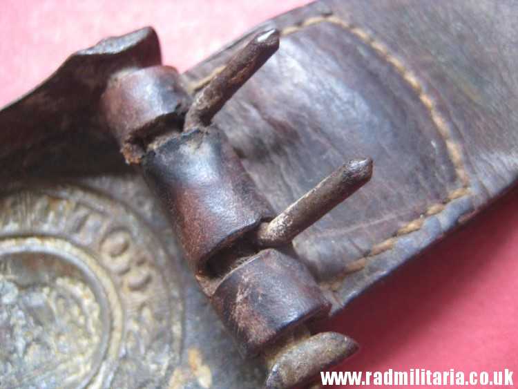 & WW1 German BELT BUCKLE made of steel - GOTT MIT UNS, 100% genuine - as found. - Image 11