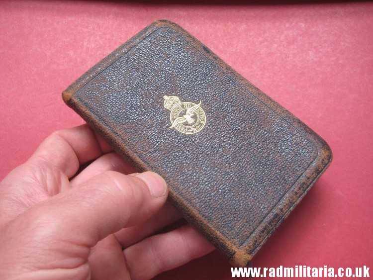 & WW2 original old RAF BIBLE Royal Air Force 24.05.1944 as found.