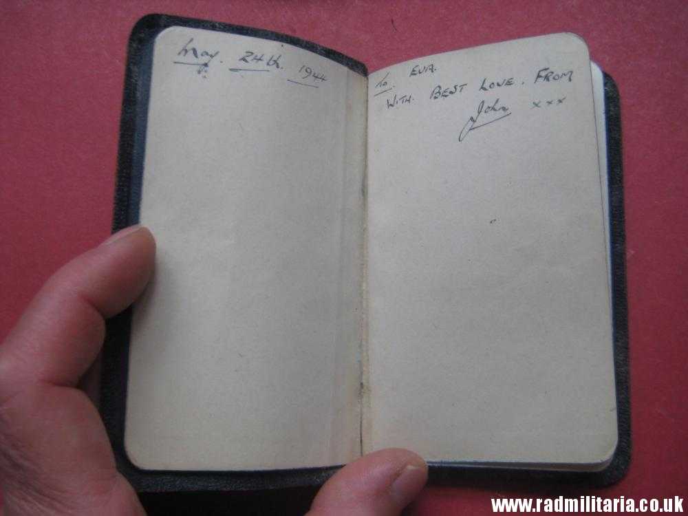 & WW2 original old RAF BIBLE Royal Air Force 24.05.1944 as found. - Image 7
