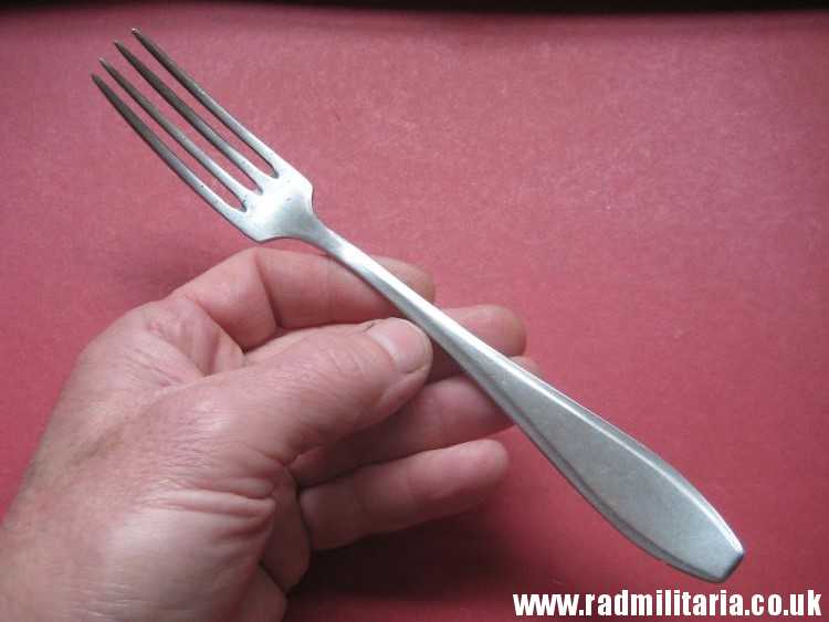 & WW2 German KRIEGSMARINE FORK stainless steel marked: "M", 3rd REICH CUTLERY. rare !! - Image 7