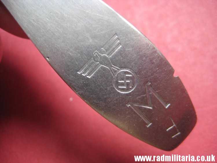 & WW2 German KRIEGSMARINE FORK stainless steel marked: "M", 3rd REICH CUTLERY. rare !! - Image 14